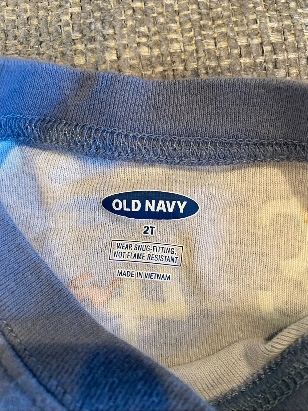 Old Navy Toddler and H&M Blue Number-Print two piece set